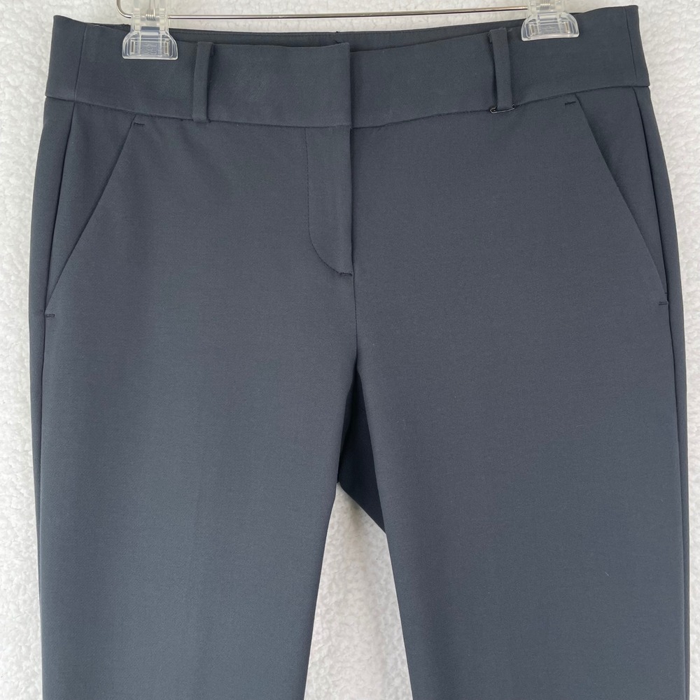 Ann Taylor LOFT Marisa Skinny Dress Pants Charcoal Grey Size 8 Stretch Trousers